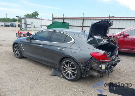 2019 Genesis G70 3.3T Advanced from USA, damaged, VIN KMTG34LE8KU016903